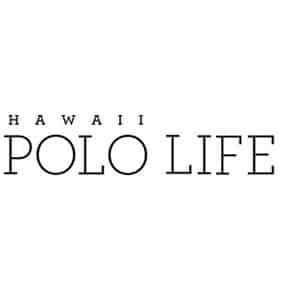 Hawaii Polo Life logo, embodying the elegance and tradition of polo in Hawaii. Pacific Air Cargo supports Hawaii Polo Life in celebrating the island's rich equestrian culture.