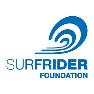 Surfrider Foundation logo, representing ocean and coastal conservation. Pacific Air Cargo supports Surfrider's mission to protect and preserve the world's oceans and beaches.