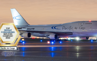 PAC Plane With Prestigious Top 10 Freight Forwarding Award